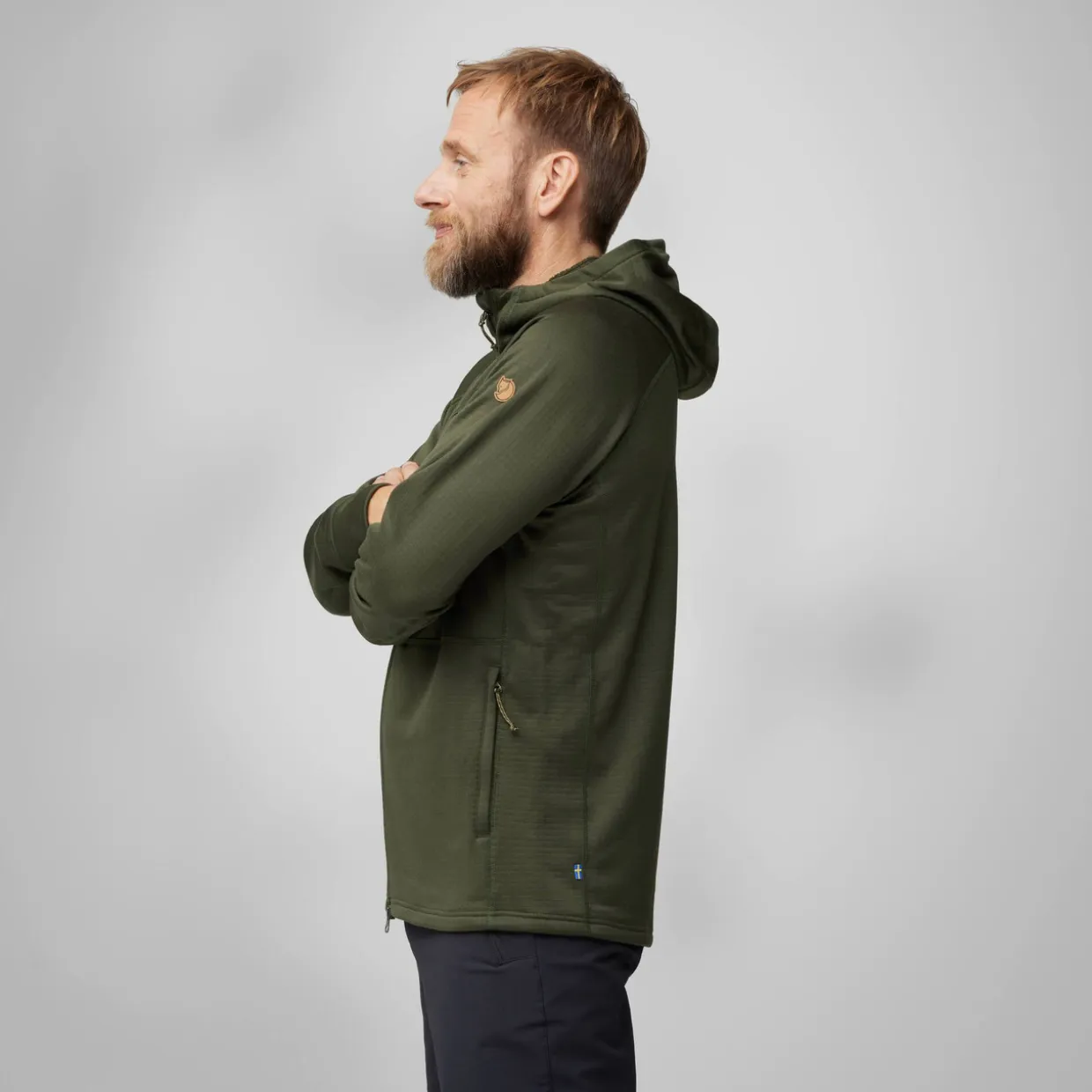 Abisko Grid Fleece Hoodie