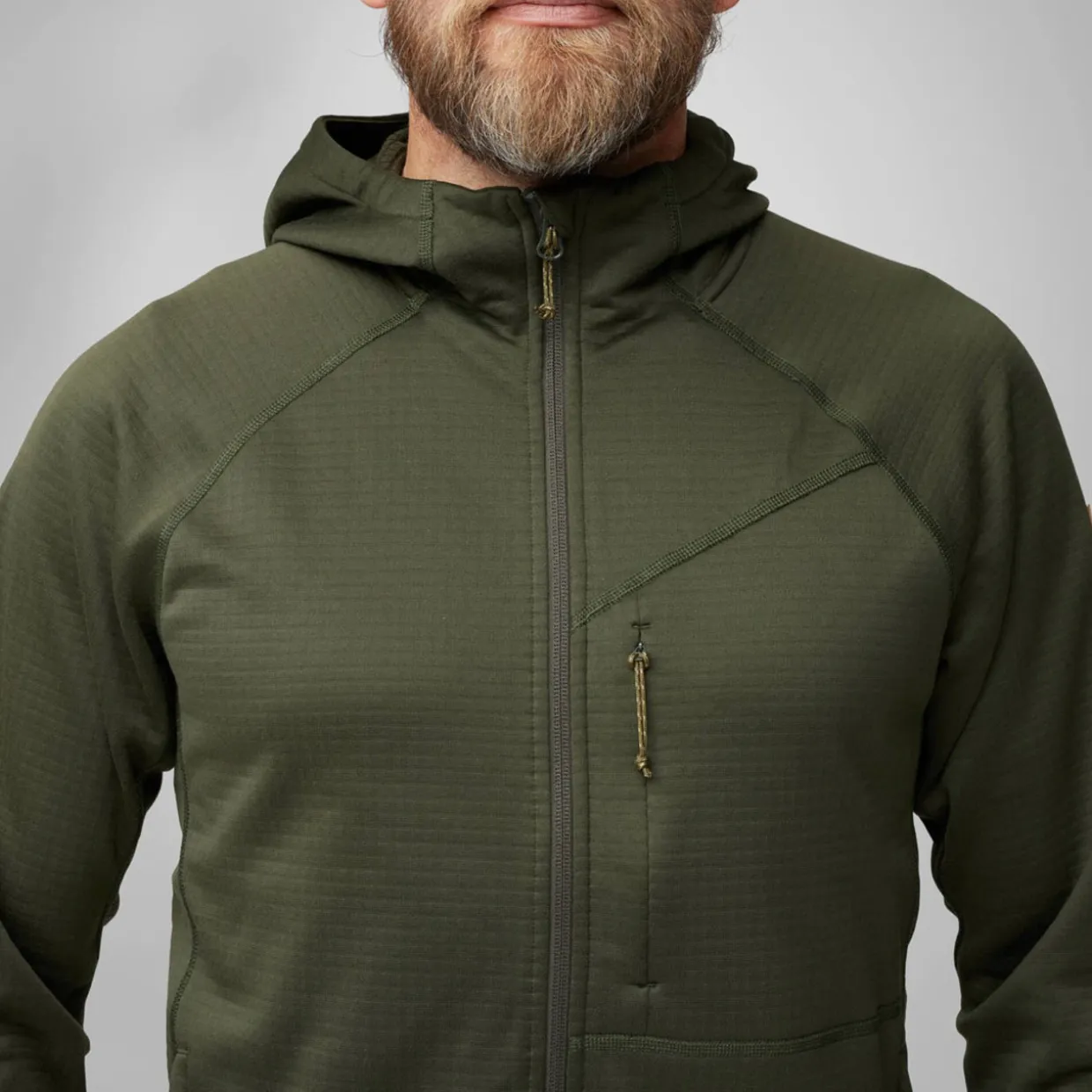 Abisko Grid Fleece Hoodie