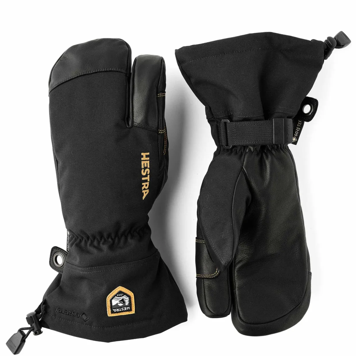 Army Leather Gore-Tex 3 Finger Gloves