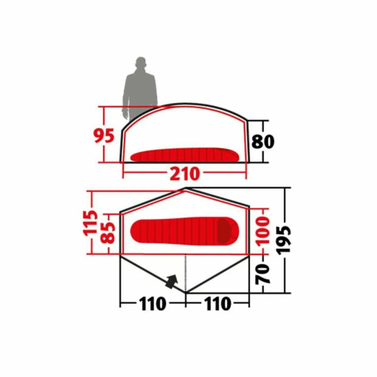 Bella 1.5 Person Tent