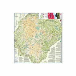 British Mountain Map - Dartmoor