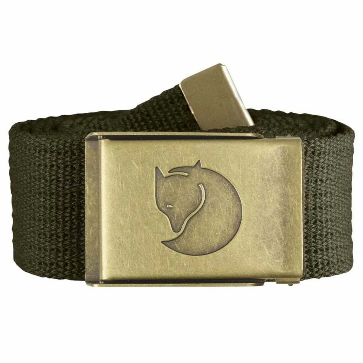 Canvas Brass Belt 4cm