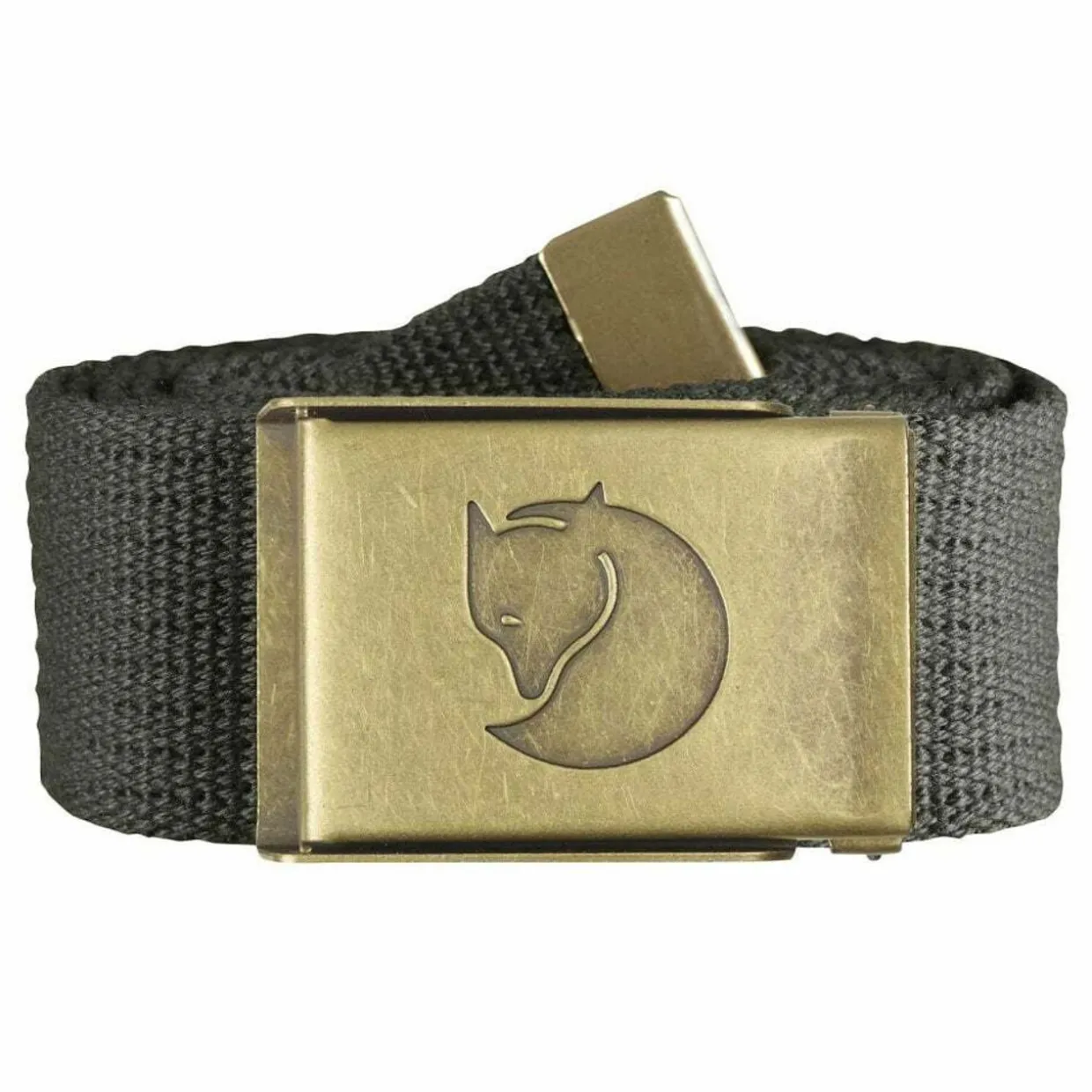 Canvas Brass Belt 4cm