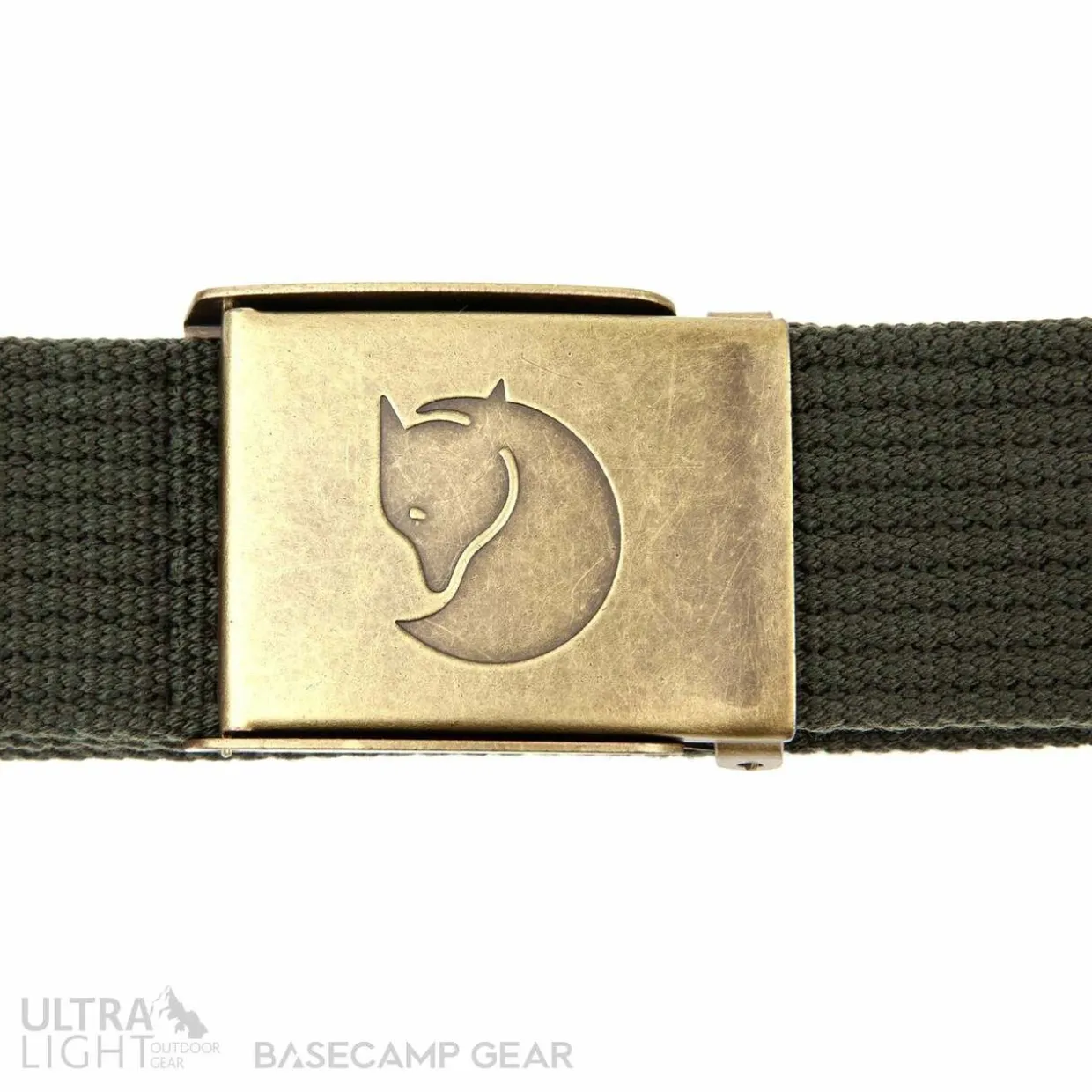 Canvas Brass Belt 4cm