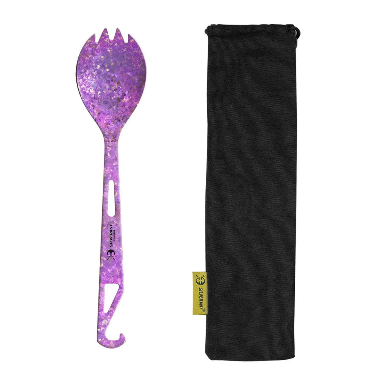 Coloured Titanium Bottle Opener Spork