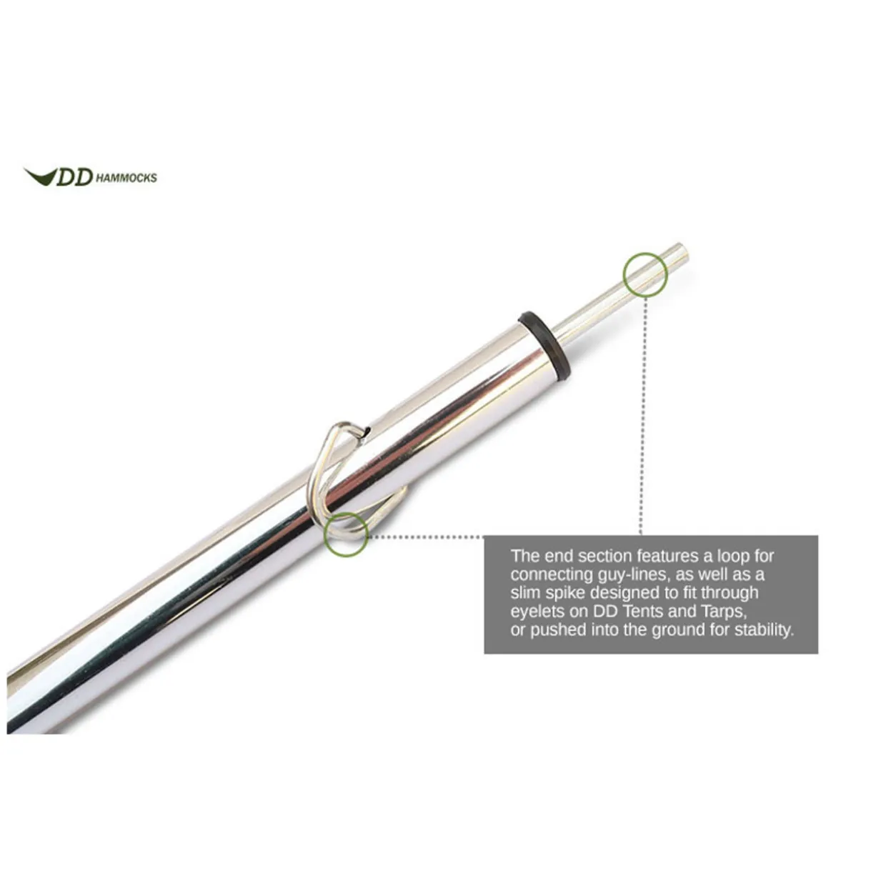 DD Tarp Poles - 1.8m (x2)