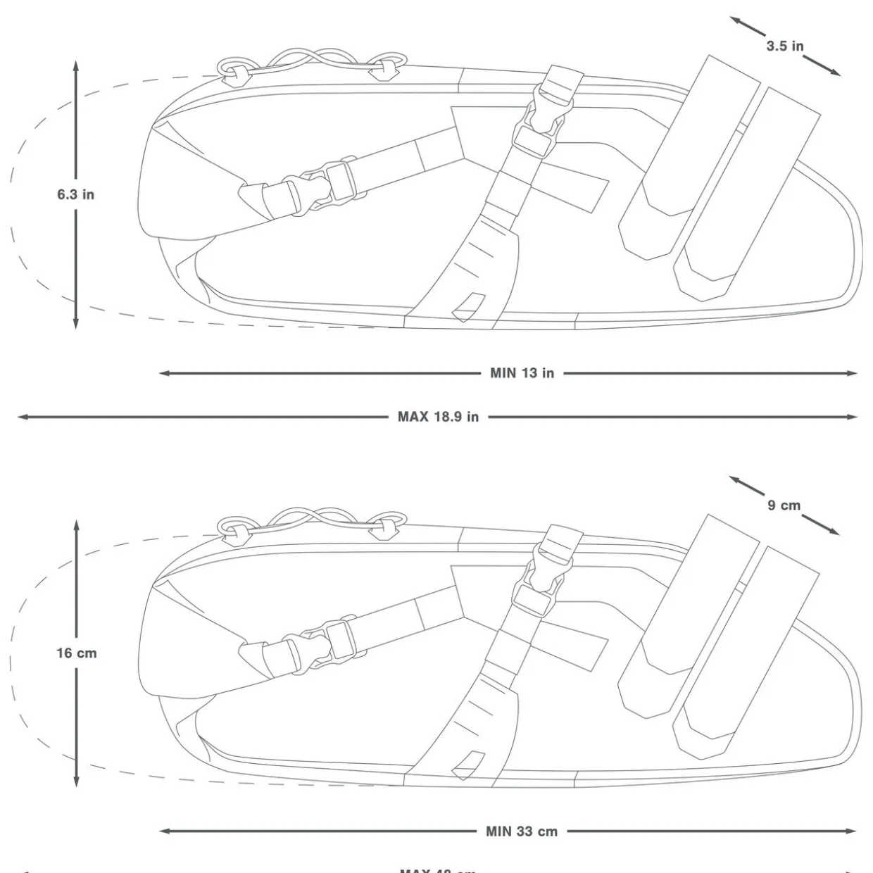Expedition Saddle Pack 14L