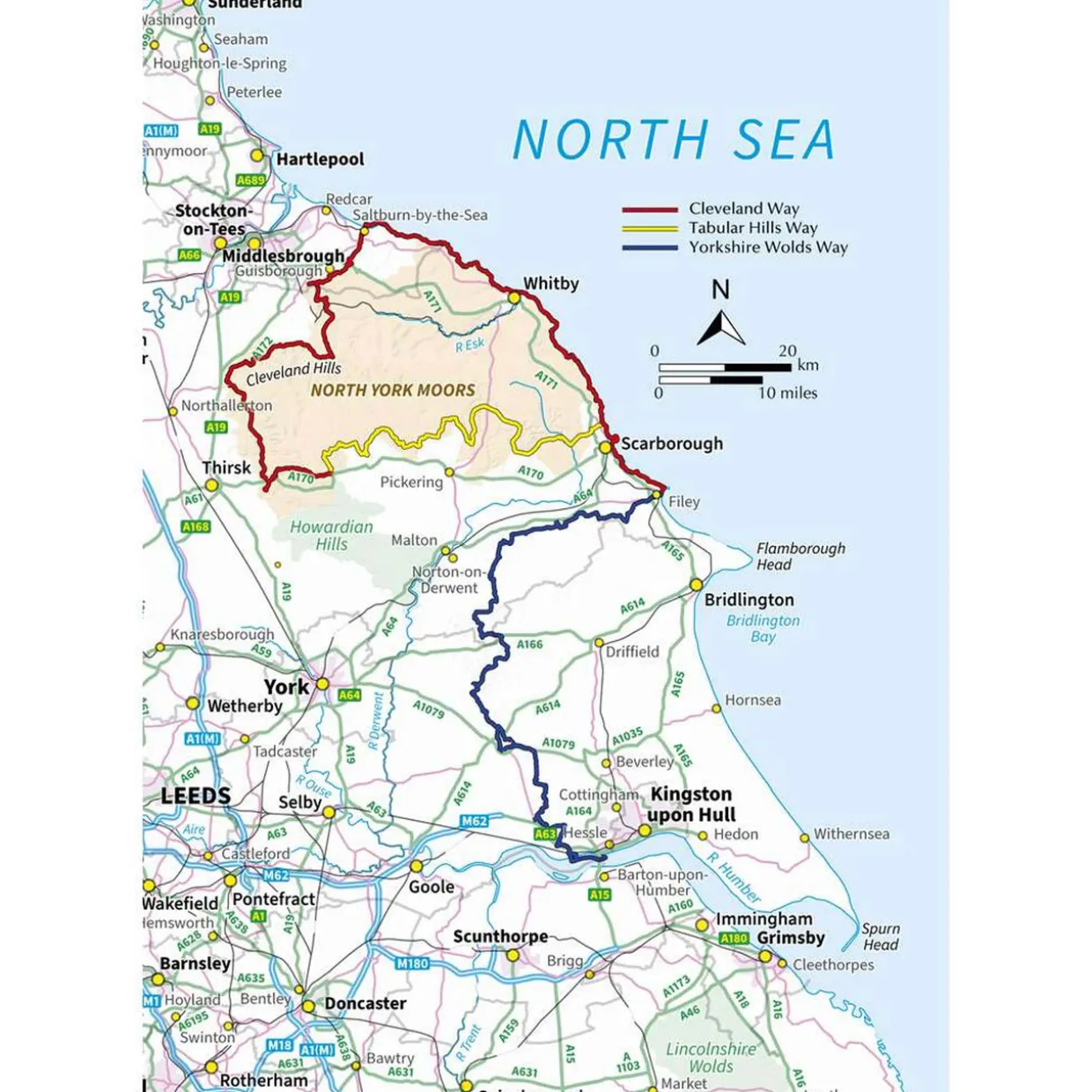 The Cleveland Way and the Yorkshire Wolds Way 2024