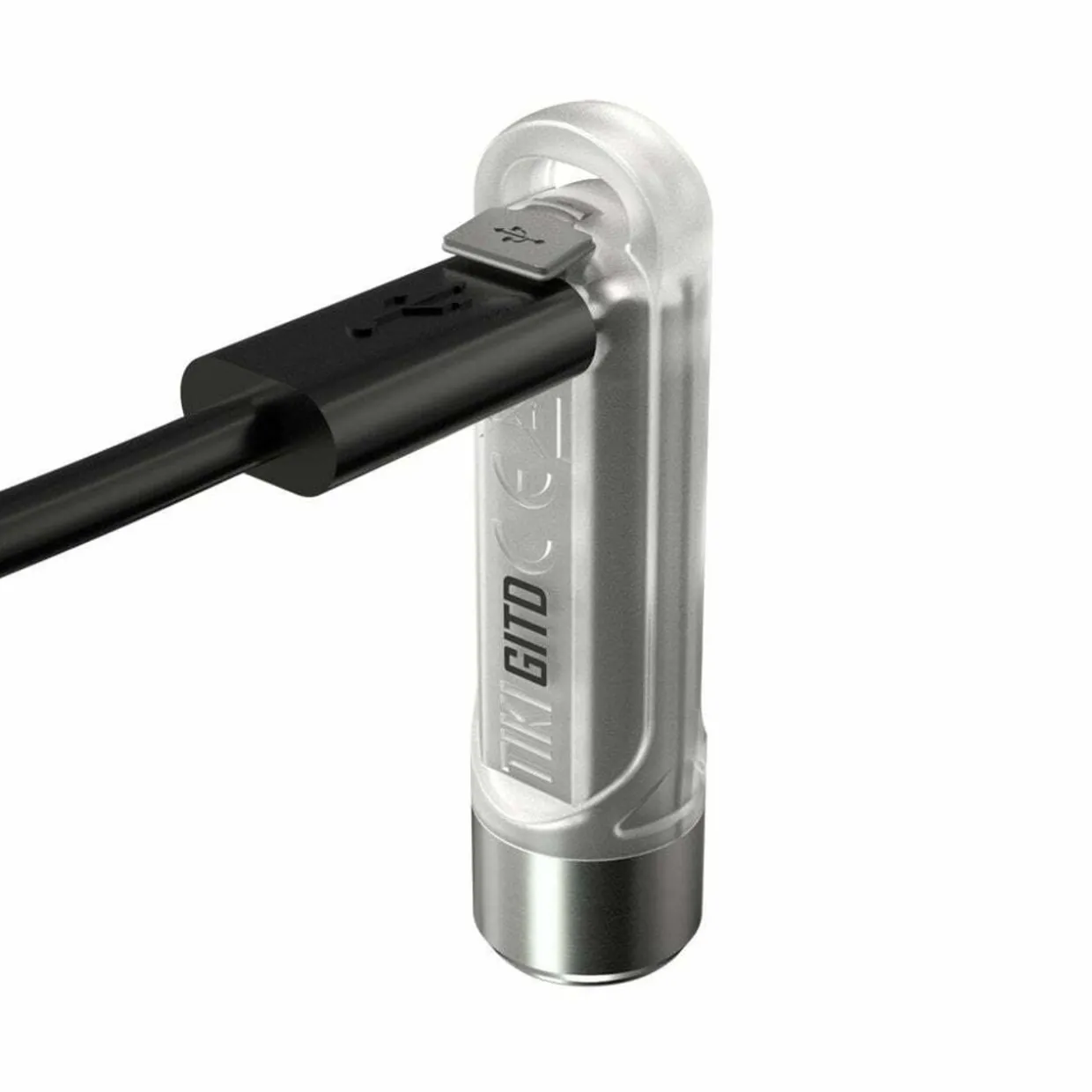 TIKI GITD USB Rechargeable Keychain Light