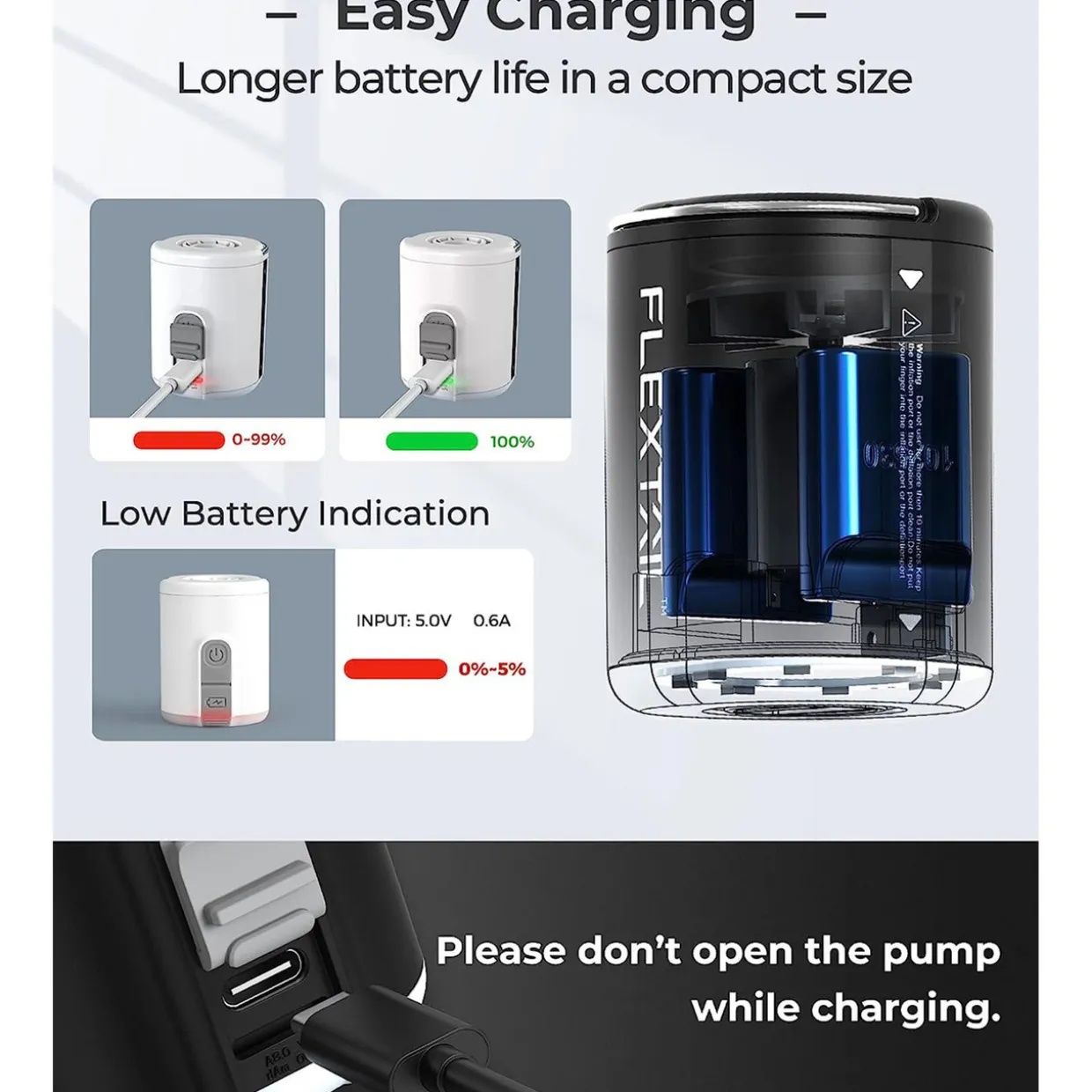 Tiny Pump 2X Outdoor Pump with Camping Lamp
