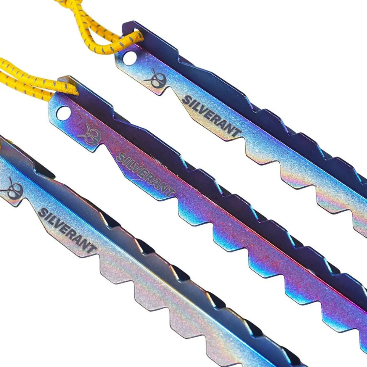 Titanium Y-Shape Tent Stakes - Medium 6 Pack