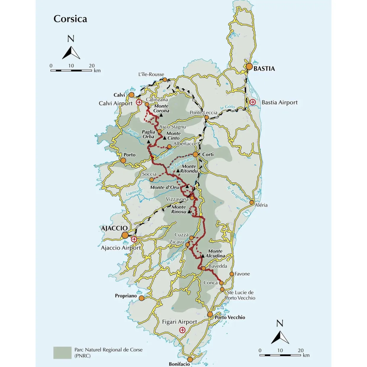 Trekking the GR20 Corsica