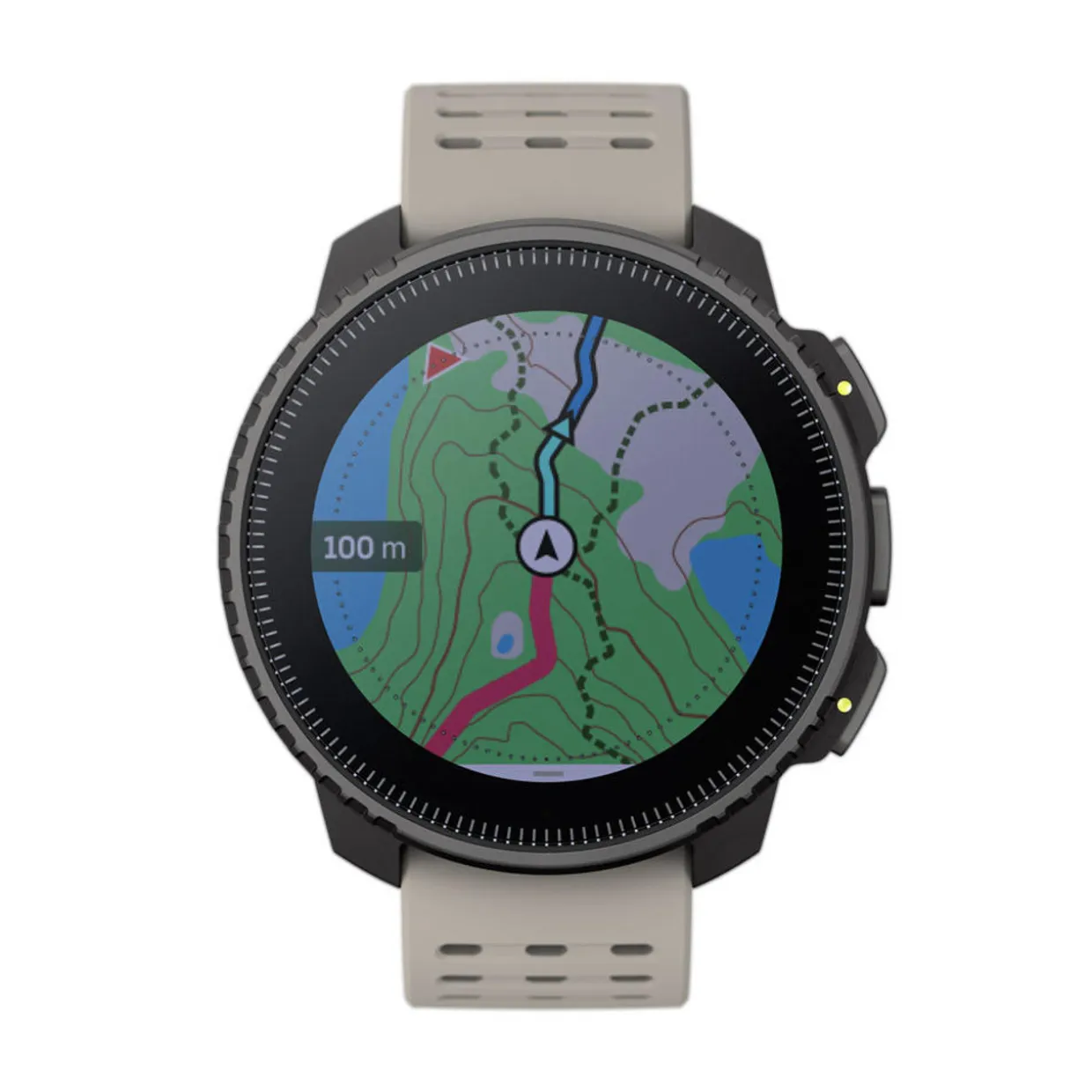 Vertical Steel Solar Watch