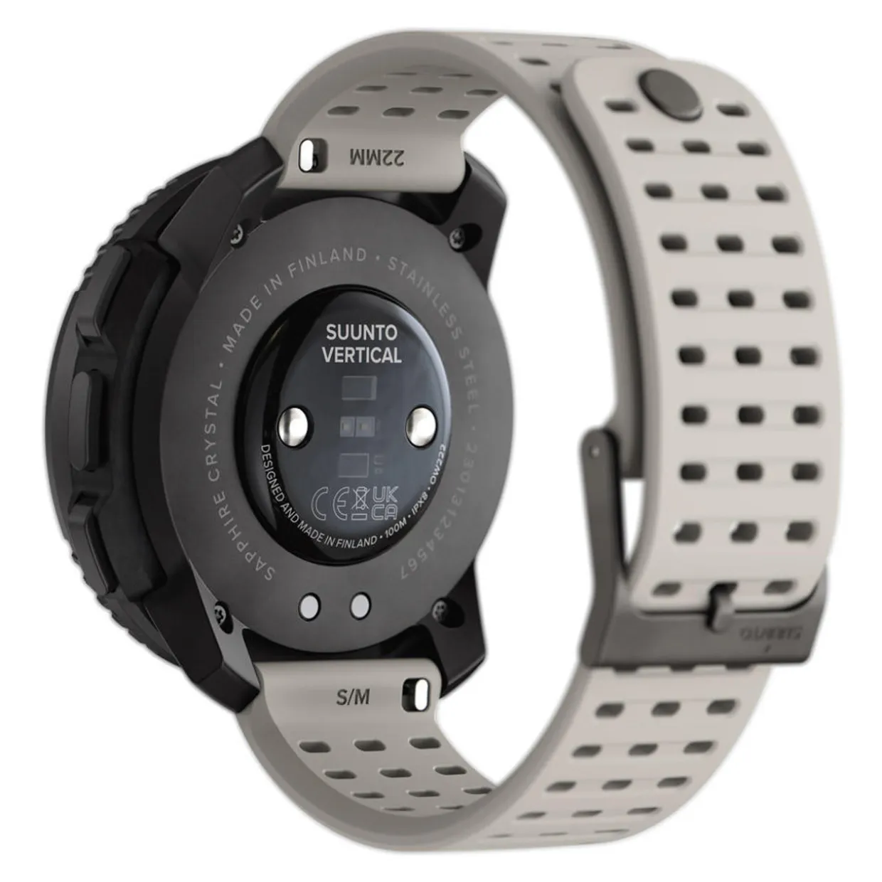 Vertical Steel Solar Watch