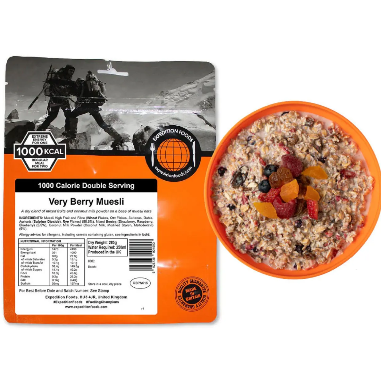 Very Berry Muesli (Double Serving)