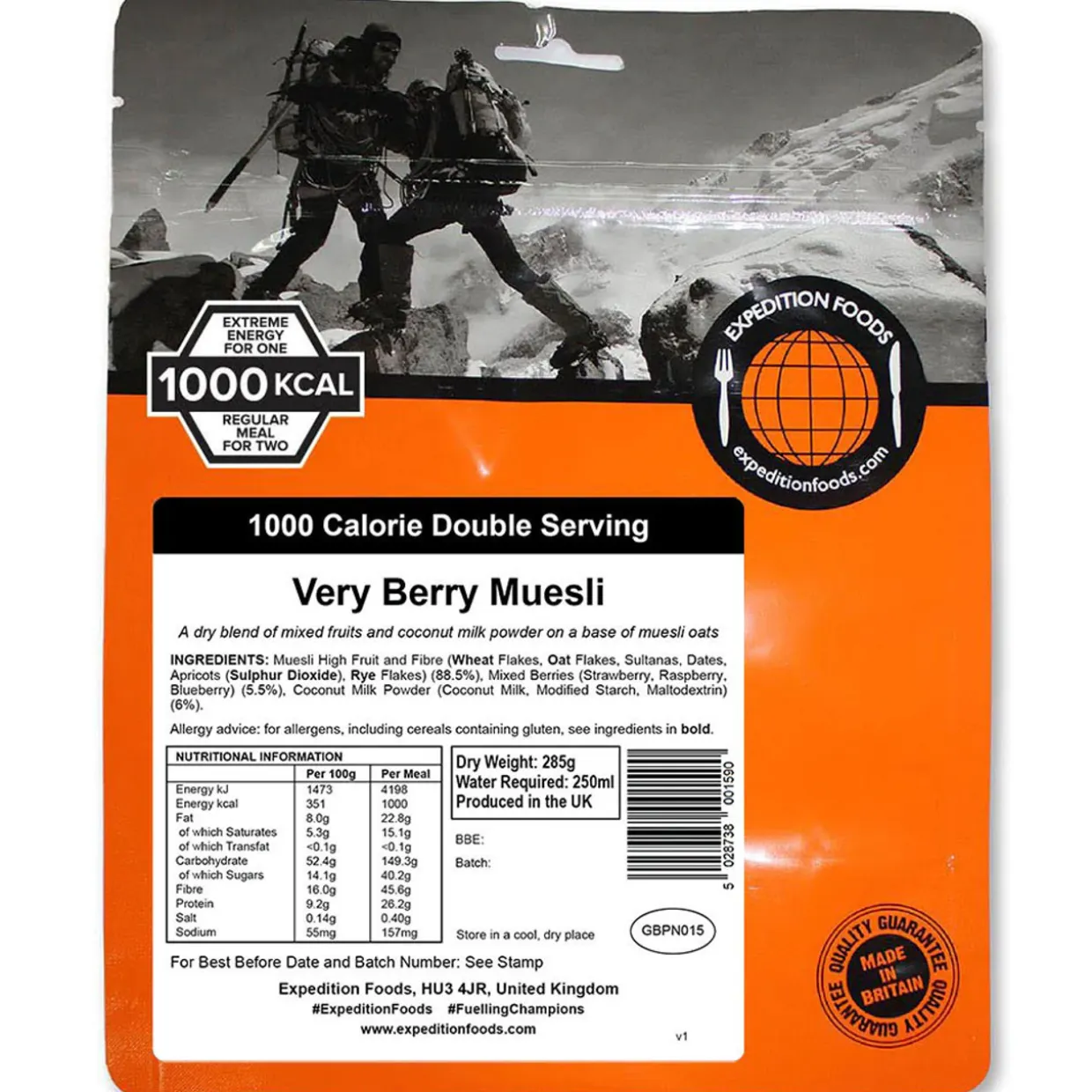 Very Berry Muesli (Double Serving)